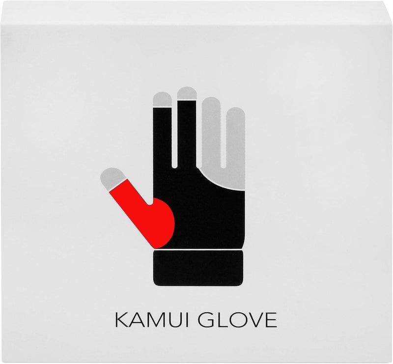 KAMUI Billiard GLOVE QuickDry, for LEFT Hand, Red (XL) - Image 4